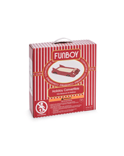 Red and white box of Funboy Holiday Convertible toy on a white background